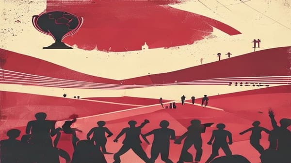Ilustração editorial: Bruno Guimarães assiste a Vasco x Mirassol em São Januário