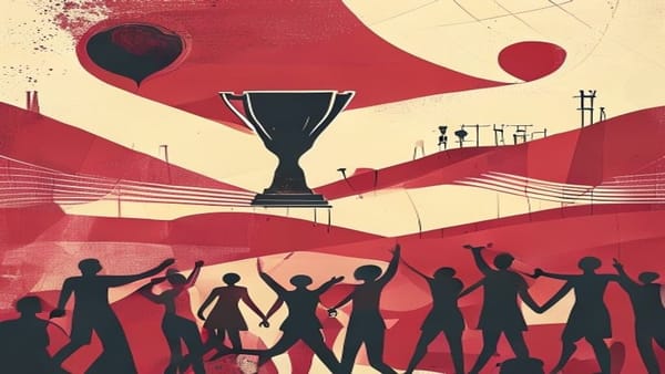 Ilustração editorial: Egito recebe seleção com festa após melhor campanha na história