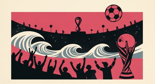 Ilustração editorial: Egito vence Austrália nos pênaltis e avança às oitavas da Copa