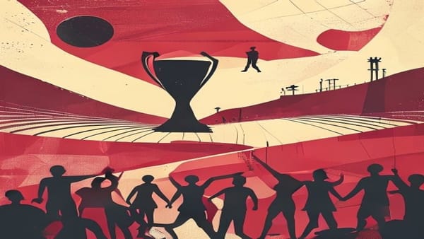 Ilustração editorial: Espanha vence França 2 a 0 e retorna à final da Copa após 16 anos