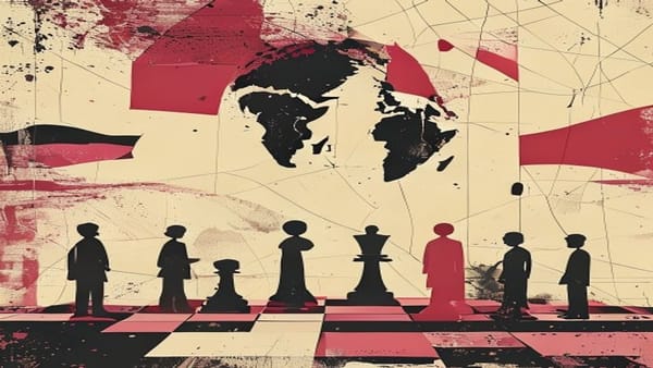 Ilustração editorial: EUA realizam 12ª noite de ataques contra o Irã
