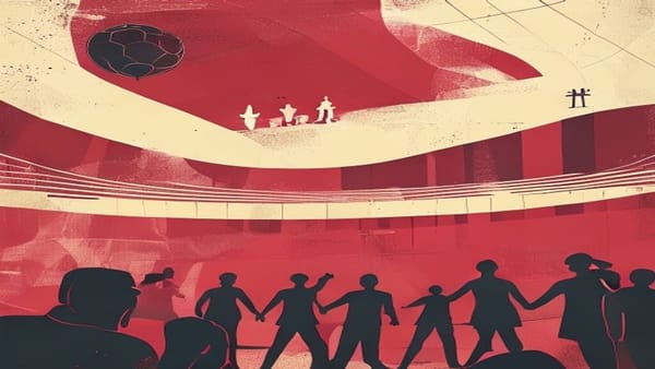 Ilustração editorial: Fifa defende árbitro brasileiro acusado por Trump
