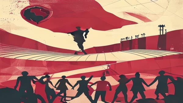 Ilustração editorial: França bate Paraguai e avança às quartas da Copa do Mundo 2026