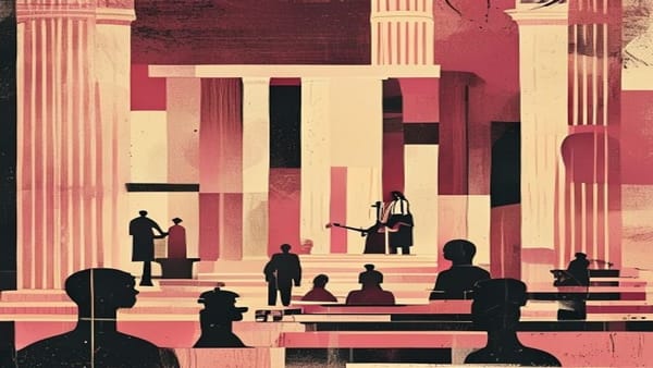 Ilustração editorial: Hana Ghassan e Daniel Santos empatam no Pará, diz Quaest
