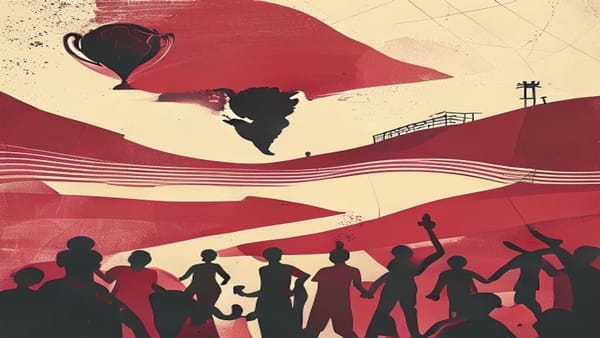 Ilustração editorial: Inter perde para Cruzeiro em retorno ao Brasileirão