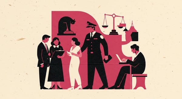 Ilustração editorial: Justiça adia interrogatório de tenente-coronel acusado de matar PM