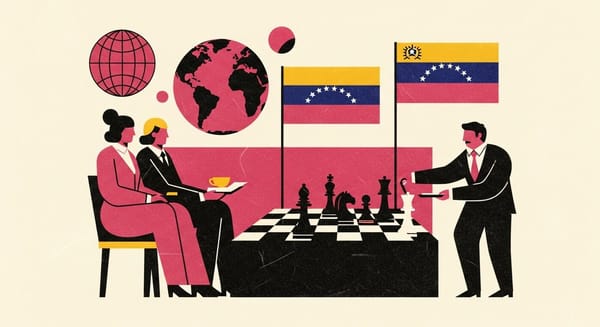 Ilustração editorial: María Corina afirma que retorno ajudaria a estabilizar Venezuela