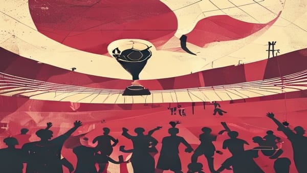 Ilustração editorial: Messi chora após Argentina perder final da Copa do Mundo