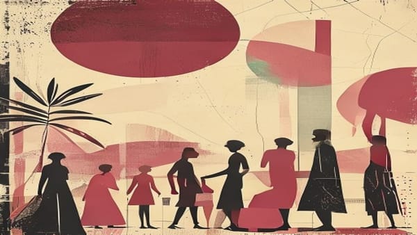 Ilustração editorial: Mulheres da Amazônia se organizam contra mudanças climáticas
