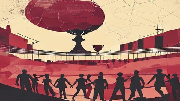 Ilustração editorial: Países europeus ameaçam boicote à Copa de 2030