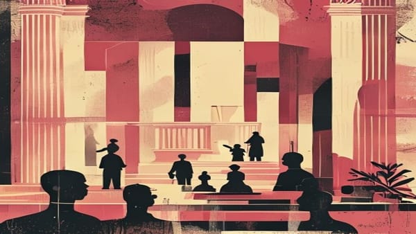Ilustração editorial: Pesquisa aponta empate técnico entre Lula e Flávio no segundo turno