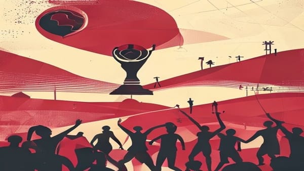 Ilustração editorial: Seleção brasileira B de vôlei vence Bolívia na Copa Sul-Americana