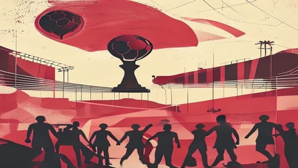 Ilustração editorial: Seleções europeias boicotam Fifa por venda de ações de subsidiária