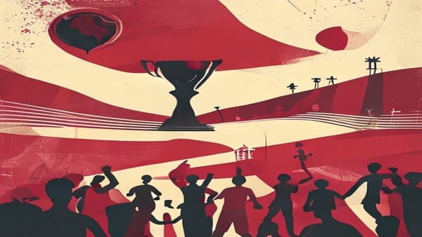 Ilustração editorial: Tchouaméni desfalca França contra Paraguai nas oitavas da Copa
