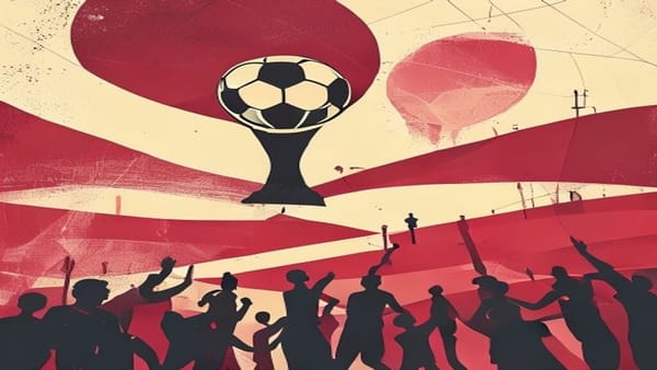 Ilustração editorial: The Athletic aponta Burn para conter Haaland na Copa do Mundo