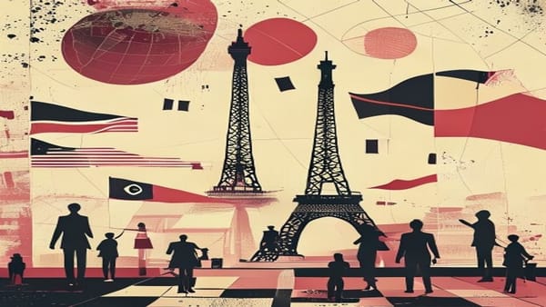 Ilustração editorial: Torre Eiffel e museus de Paris fecham mais cedo por onda de calor