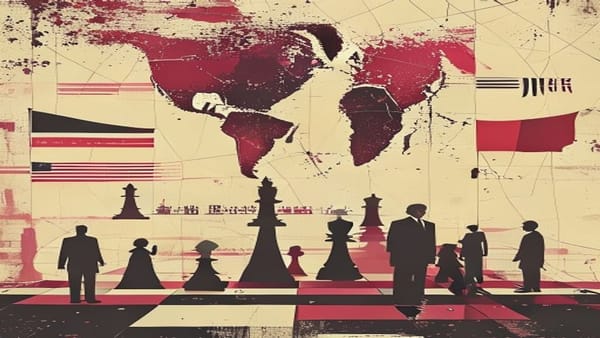 Ilustração editorial: Trump ameaça atacar usinas e pontes do Irã na próxima semana