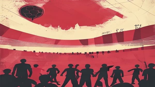 Ilustração editorial: Trump confirma intervenção na Fifa para revisar expulsão em Copa