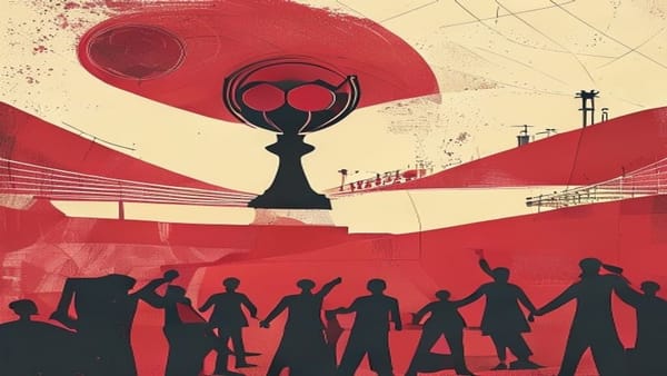 Ilustração editorial: Trump solicita revisão de cartão vermelho a Infantino
