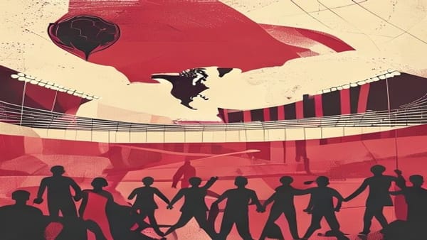 Ilustração editorial: Uefa anuncia boicote a torneios da Fifa por proposta de venda de ações