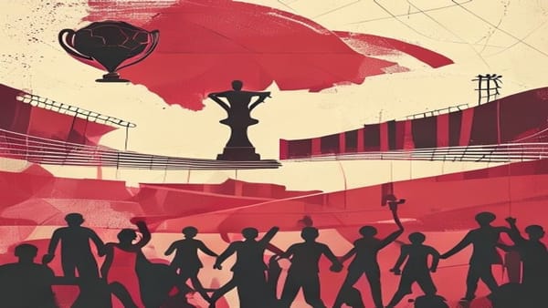 Ilustração editorial: Uefa boicota competições da Fifa por venda de ações