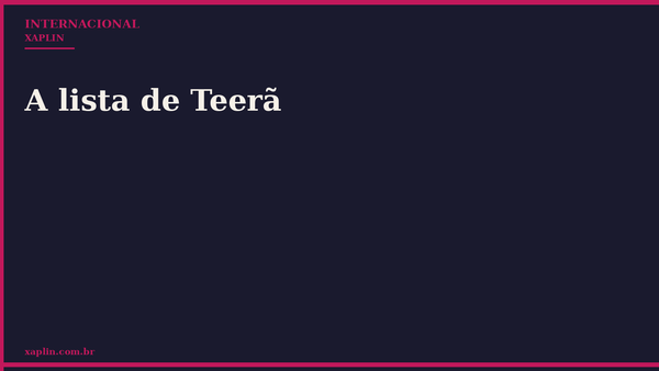 A lista de Teerã