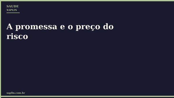 A promessa e o preço do risco