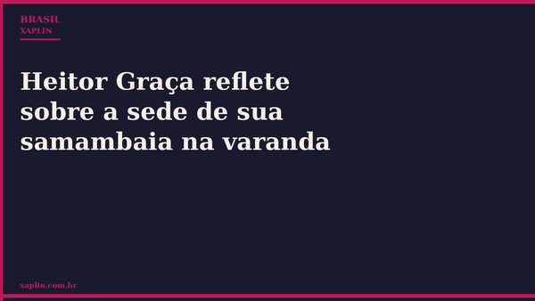 Heitor Graça reflete sobre a sede de sua samambaia na varanda