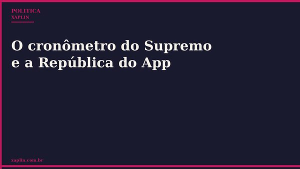 Supremo Tribunal Federal julga regulação de aplicativos de entrega
