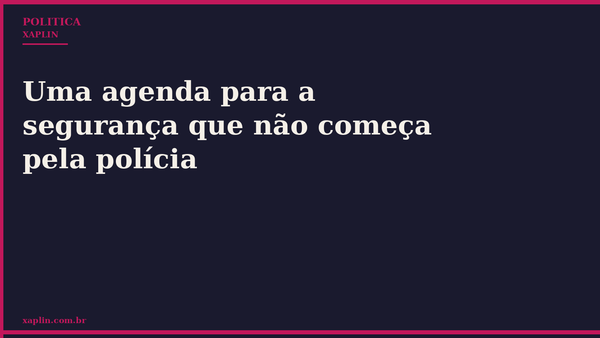 Candidatos recebem proposta de segurança além da polícia