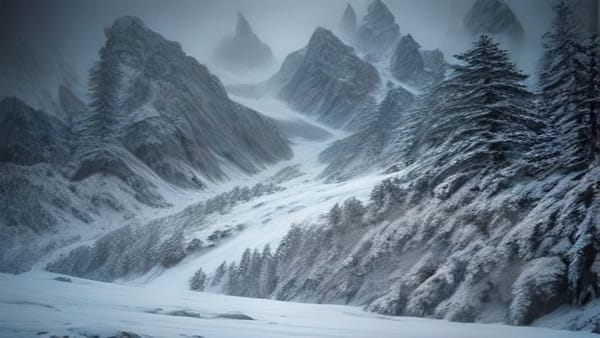 Ilustração editorial: Avalanche no Himalaia deixa 600 mortos e 2 mil desaparecidos