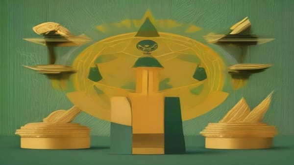 Ilustração editorial: Lucro da Caixa cresce 5,9% e alcança R$ 3,9 bi no 2º tri