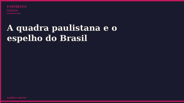 Quadra paulistana reflete desafios políticos do Brasil