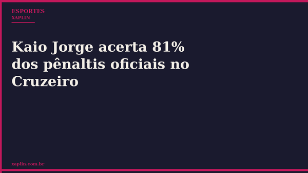 Kaio Jorge acerta maioria dos pênaltis oficiais no Cruzeiro