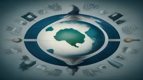 Ilustração editorial: Brasil no Mundo debate avanço dos EUA sobre recursos estratégicos