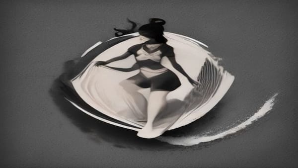 Ilustração editorial: Julia Dias lidera ranking mundial de skimboard pela 1ª vez