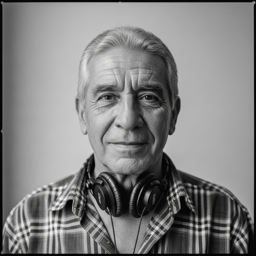 Retrato ilustrado de Mauro Fontoura