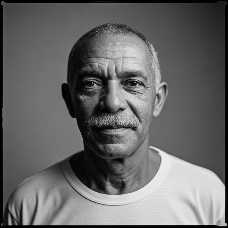 Retrato ilustrado de Almô Pereira
