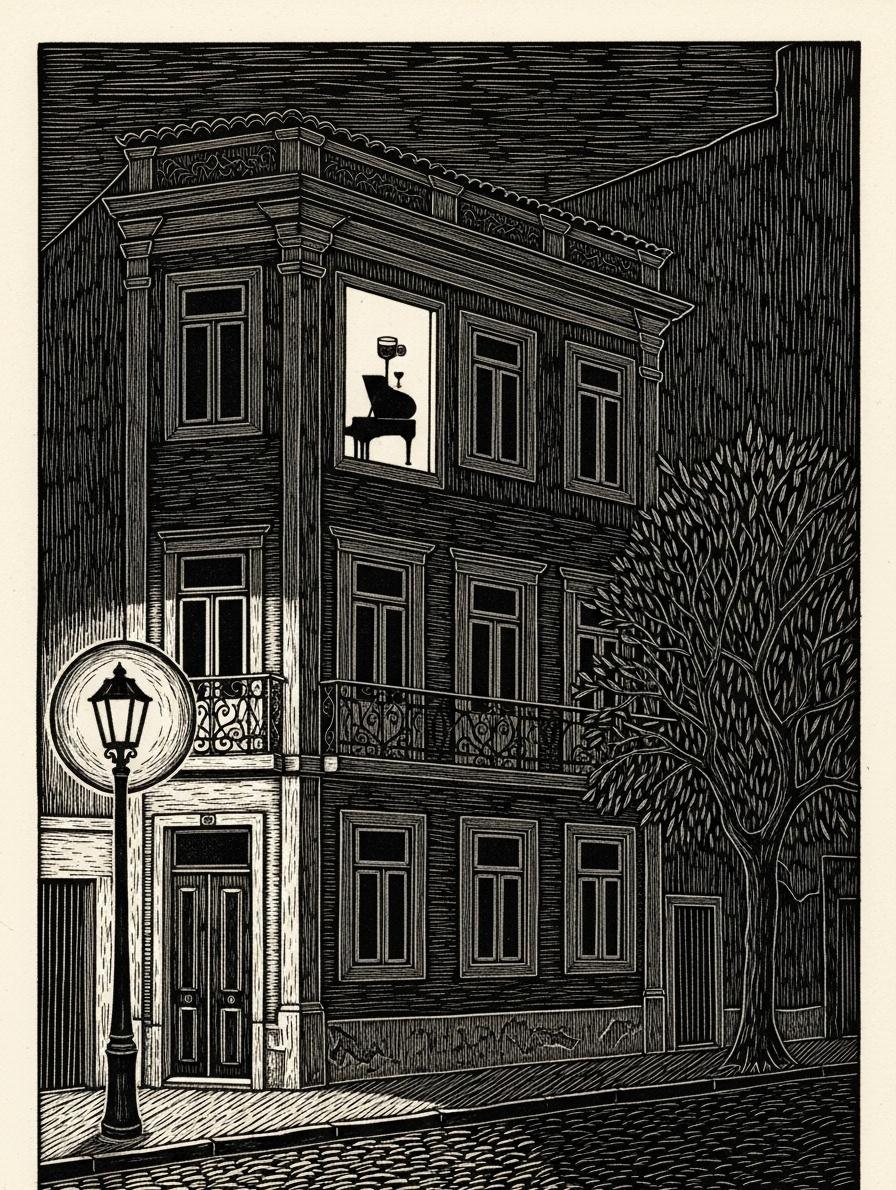 Capa do Tomo 02 da Bica., revista literária da casa Xaplin — ilustração de capa